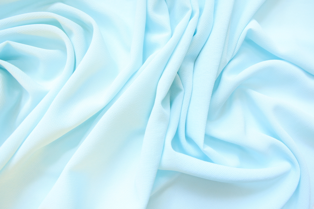 Креп плательный "Кубик" светло-зеленый