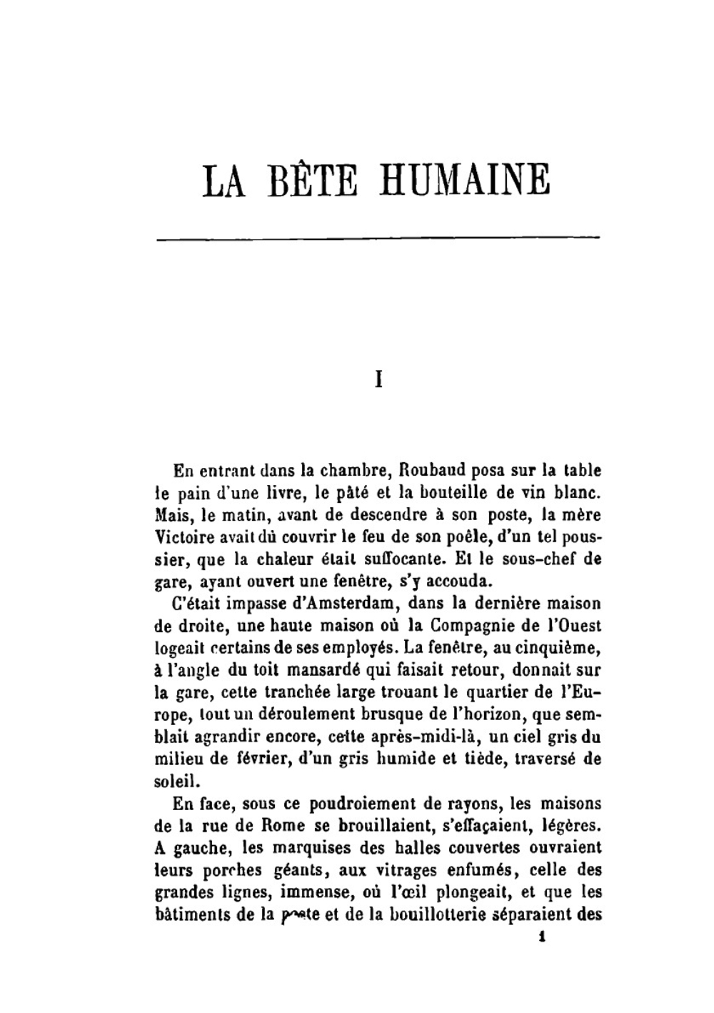 La bête humaine | Zola Emile