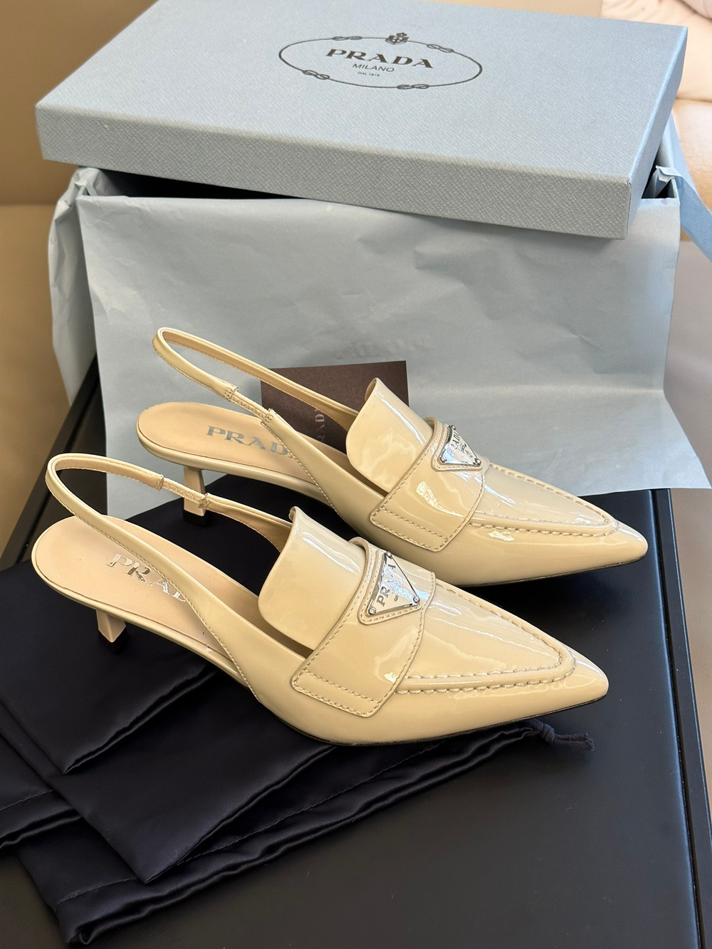 Prada Slingbacks 4.5 cm