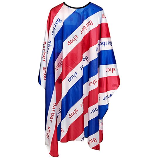 Парикмахерская накидка Harizma Barber Shop, 140х160см, полосы (h10873B)