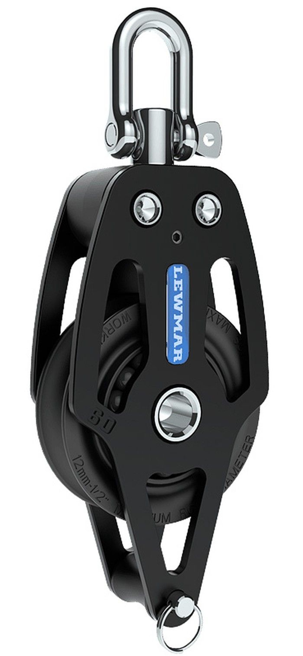 Блок HTX 50 мм одиночный с направляющей скобой, арт.29195004 (10253226)