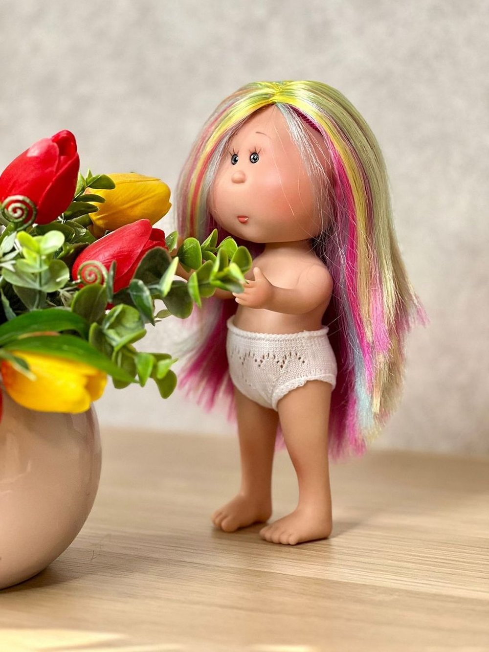 Кукла Nines виниловая 23см Little Mia без одежды (3199W5)