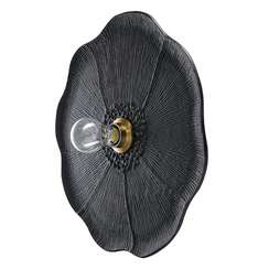 Светильник настенный wildflower, D46 см, черный