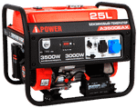 Генератор бензиновый A-iPower A3500ЕАХ 3кВт, 230В/50Гц, электростартер