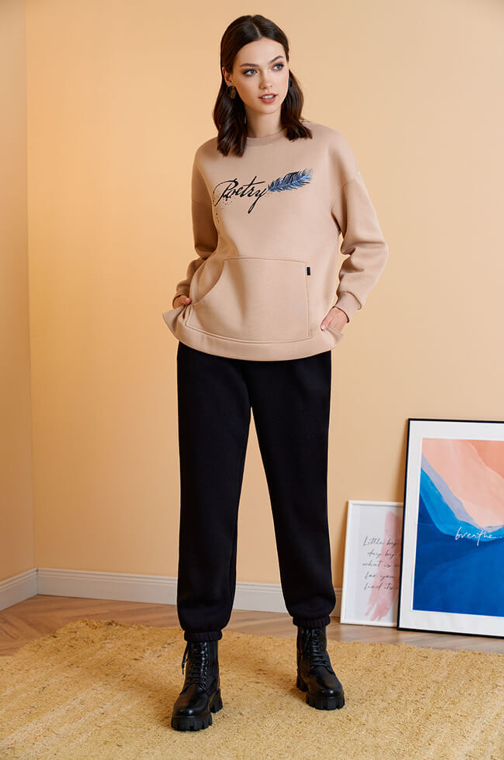 22599 Джемпер женский (латте)