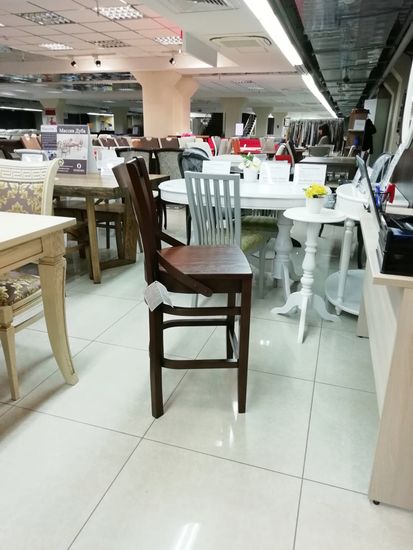 Стул полубарный "Соло-ПБ" (массив дуба) тон Орех