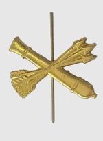 Эмблема петличная войска ПВО золотая