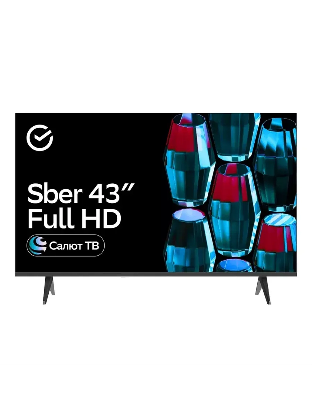 Телевизор LED SDX-43F2139 43", FHD Smart, frameless,черный