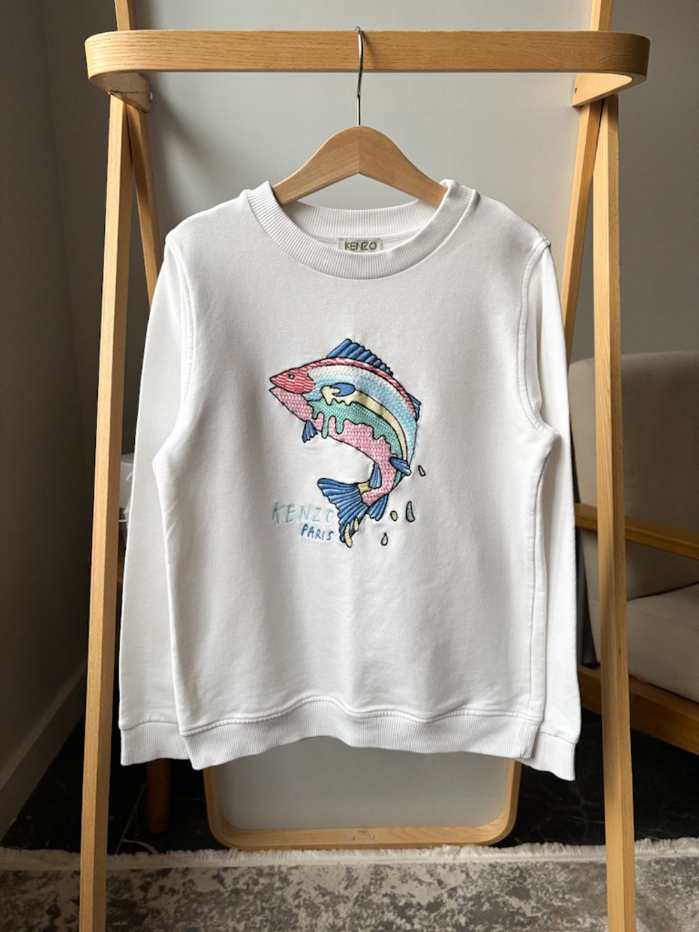 Хлопковый свитшот Kenzo, 128