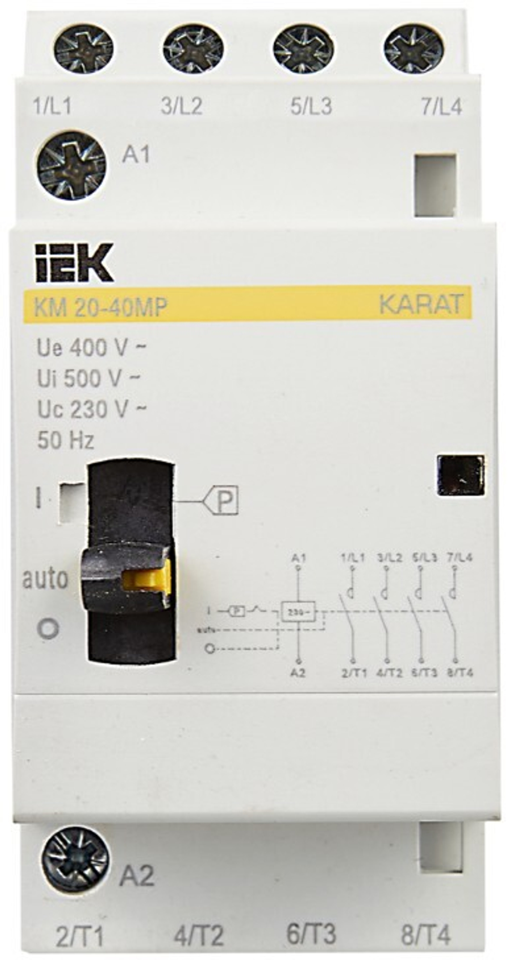 Контактор модульный IEK MKK12-20-40