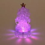 Сувенир с подсветкой «Лесная ёлочка» 7,5*2 см , перламутр