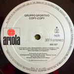Gruppo Sportivo ‎– Copy Copy (Голландия 1980г.)Т