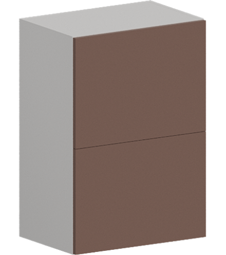 Кухня Модуль ШВГ 501Г Графит / Пудрово-розовый