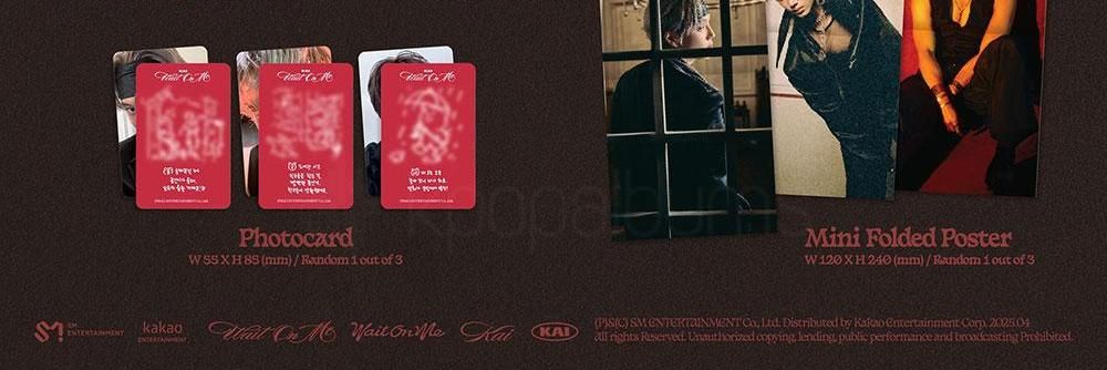 Альбом KAI - WAIT ON ME 4th Mini Album PHOTO BOOK 2 Version SET