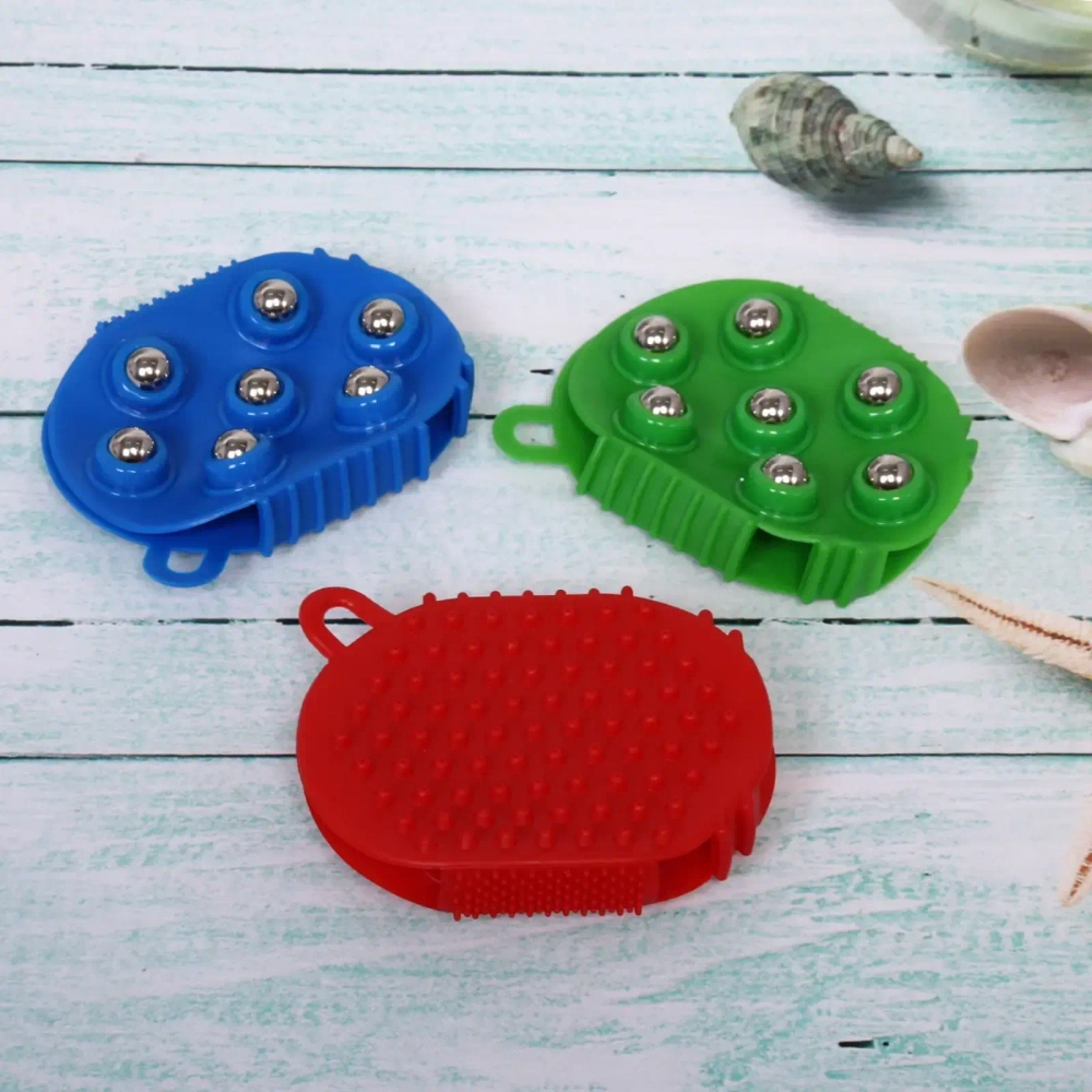 Массажёр двухсторонний антицеллюлитный «Чудо варежка» 13*9.5*2 см, микс цветов