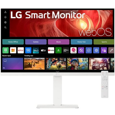 Монитор LG 31.5" 32U830SA-W Smart, белый, IPS LED, 16:9 3840x2160 60Hz, 4K, webOS