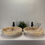 Раковина из оникса ПАРА! Oval Marmo Yellow OO-62705 58*38*15 0102