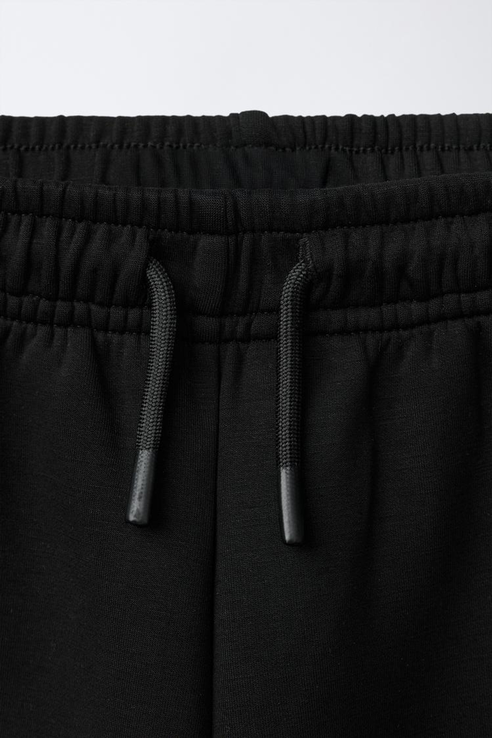 ZARA СПОРТИВНЫЕ БРЮКИ BARREL, ЧЕРНЫЙ