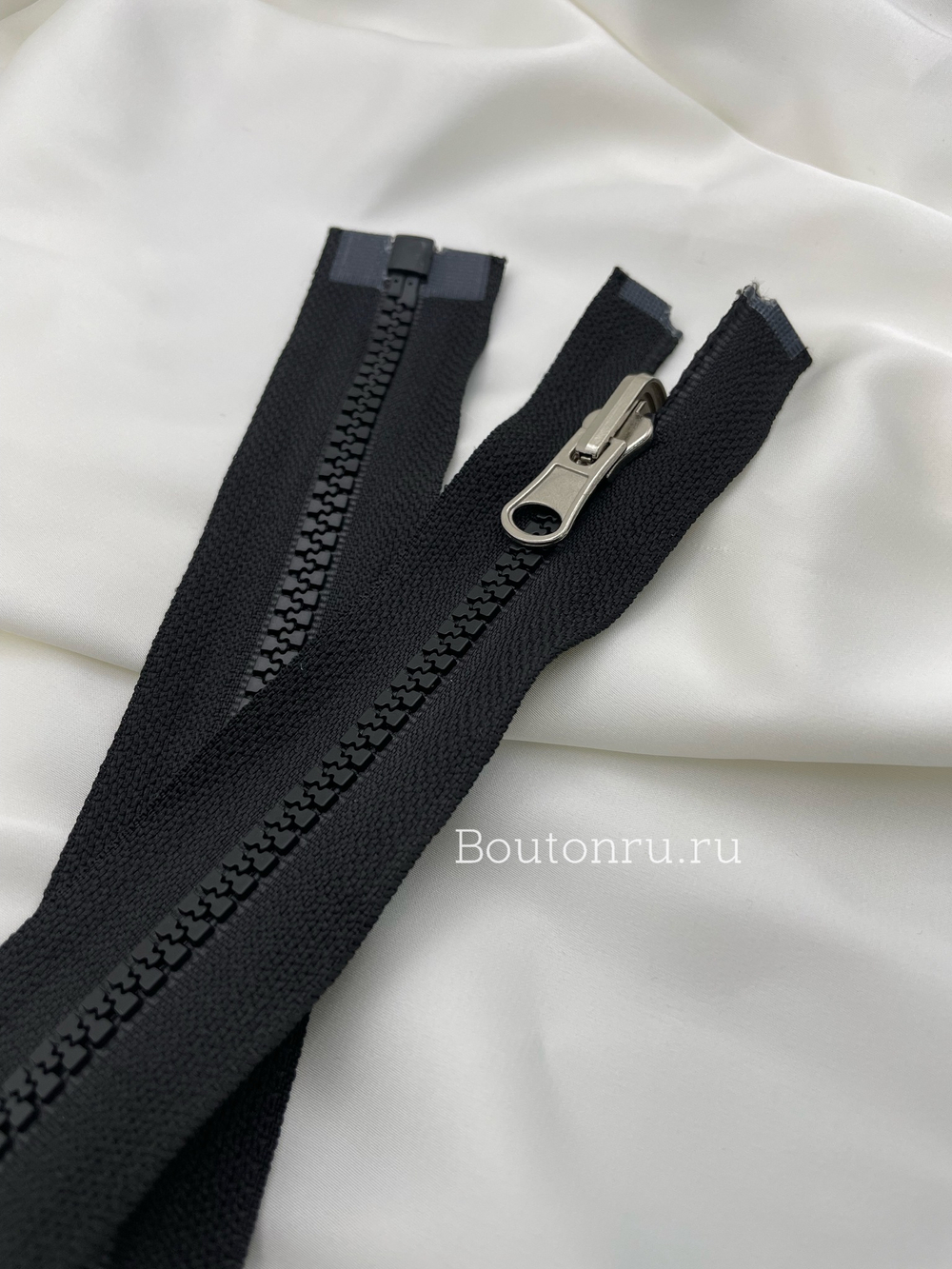 Молния тракторная черный с перекидным бегунком