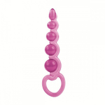 Упругий анальный стимулятор Beaded Probe (Цвет: розовый)