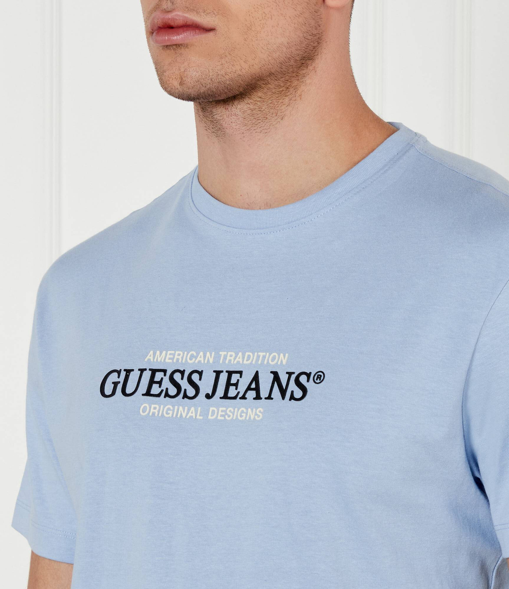 Футболка Guess Jeans - голубой(M4YI42 K8FQ4)