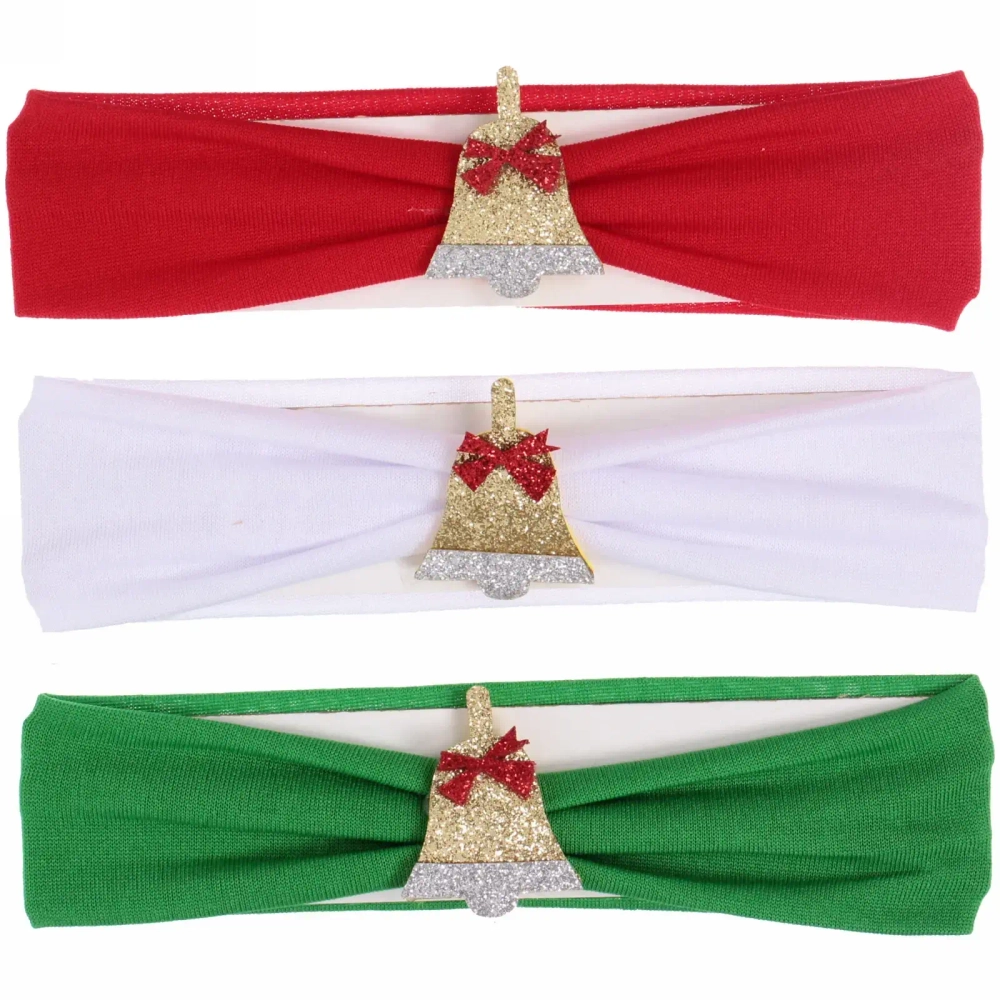 Повязка на голову детская «New Little Mi Mi - Чудесный колокольчик», микс 3 цвета, 4*16.5см