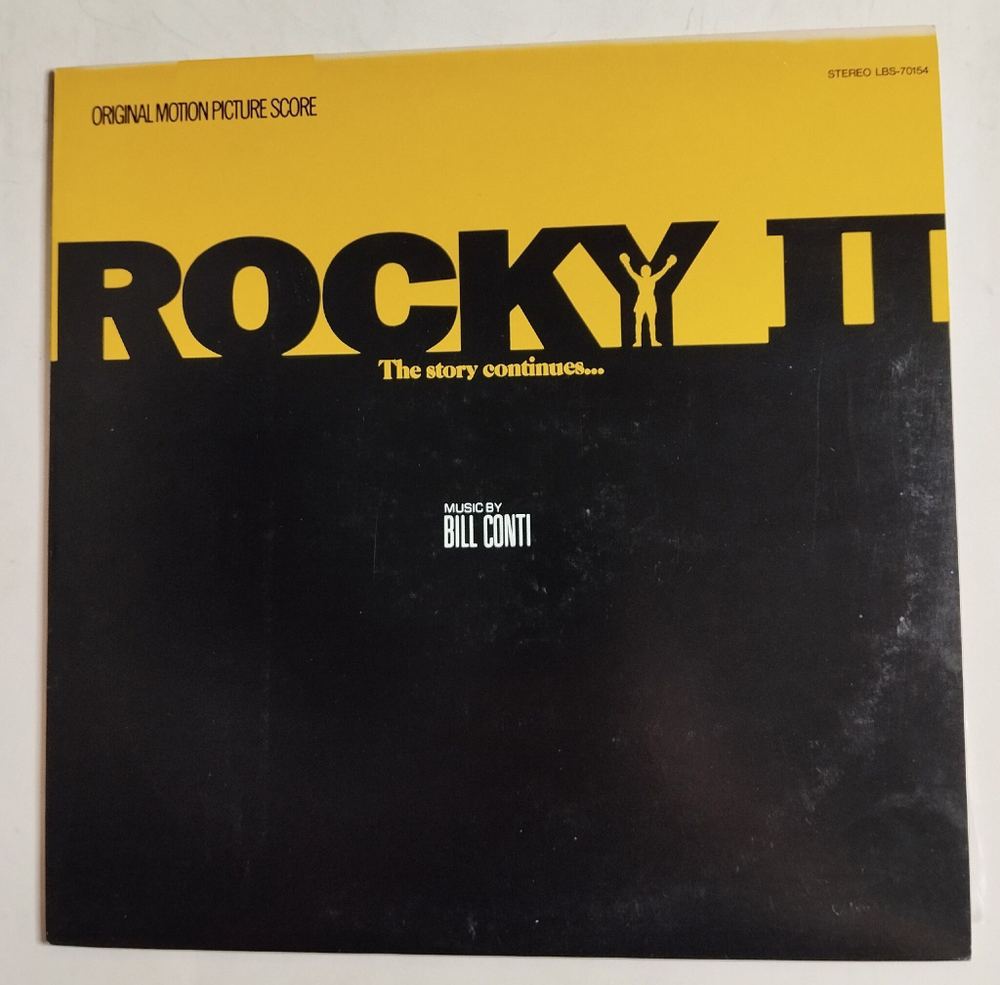 Винтажная виниловая пластинка LP Bill Conti Rocky II (Motion Picture Score) Japan 1985