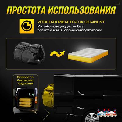 Надувная подушка «LandAir» для приземления и трюков, 4,5×3,5×0,46 м