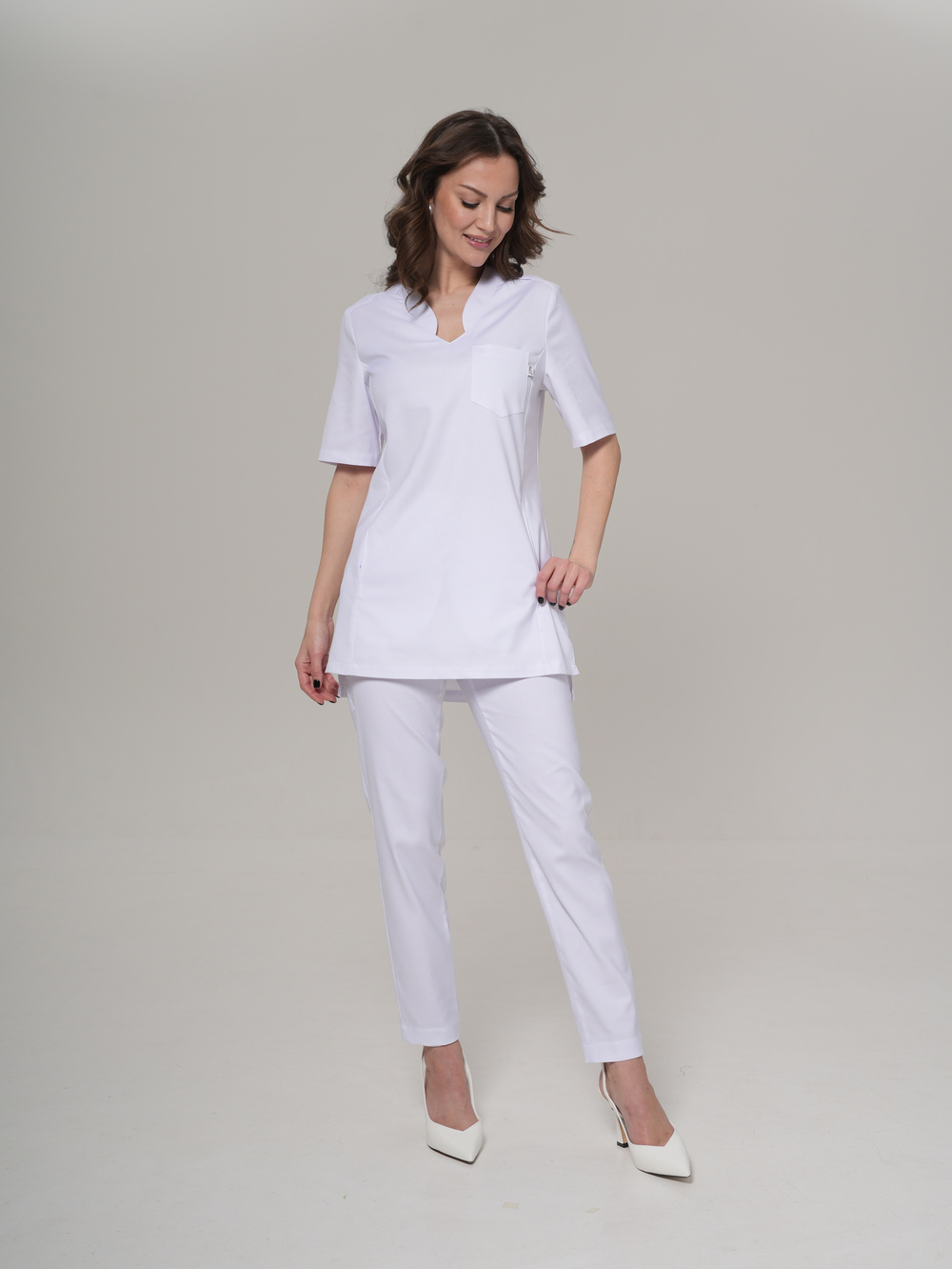 Костюм медицинский женский | Бл-380+Б-125 статус премиум