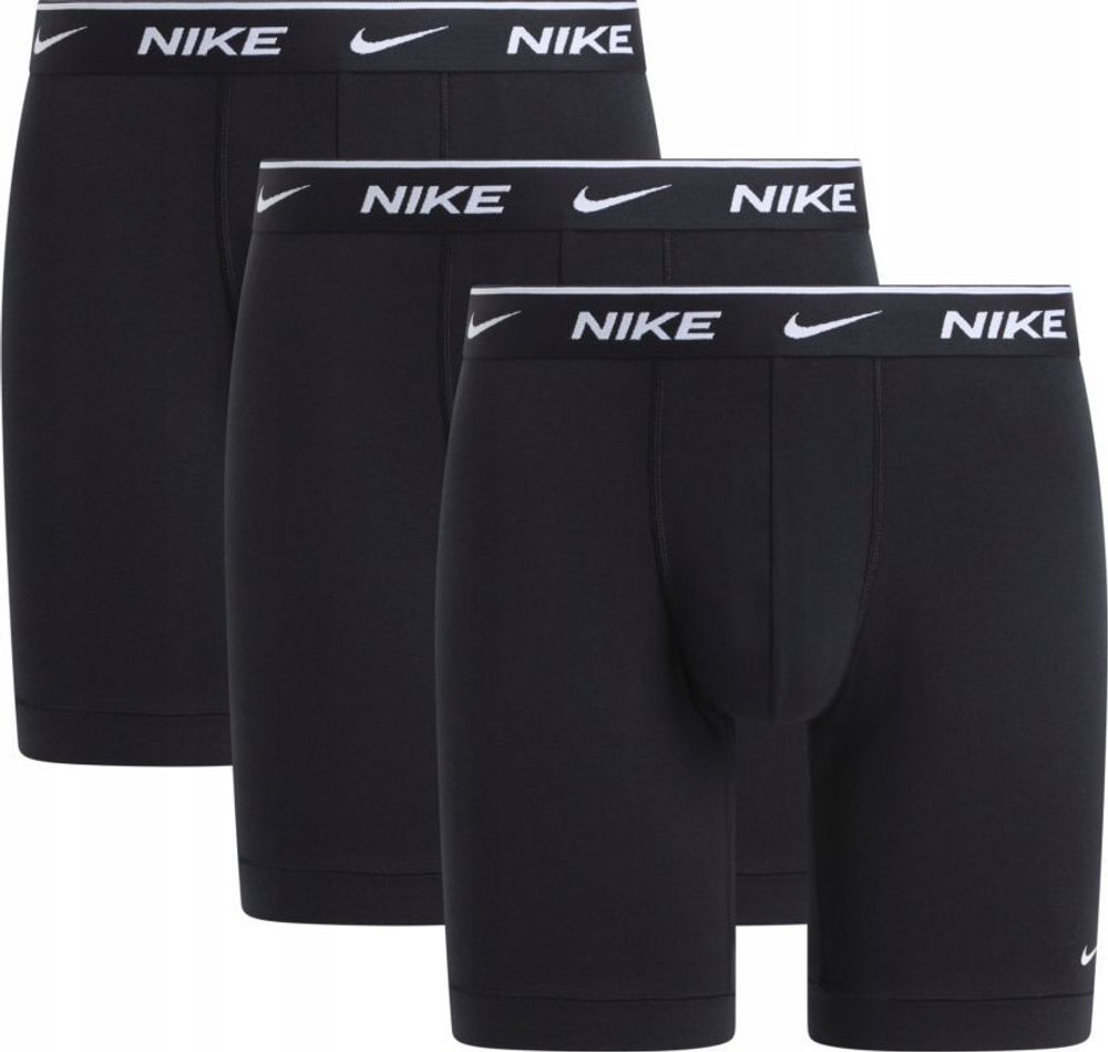 Мужские спортивные боксеры Nike Dri-Fit Essential Long Brief 3P - black/black/black