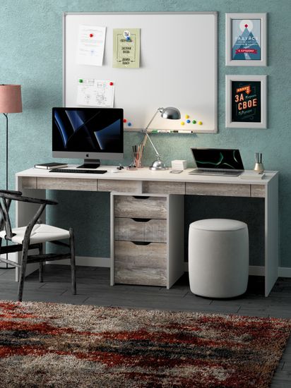 анкор белый / бетон пайн экзотик