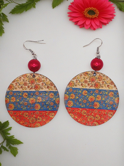 Серьги Хохлома