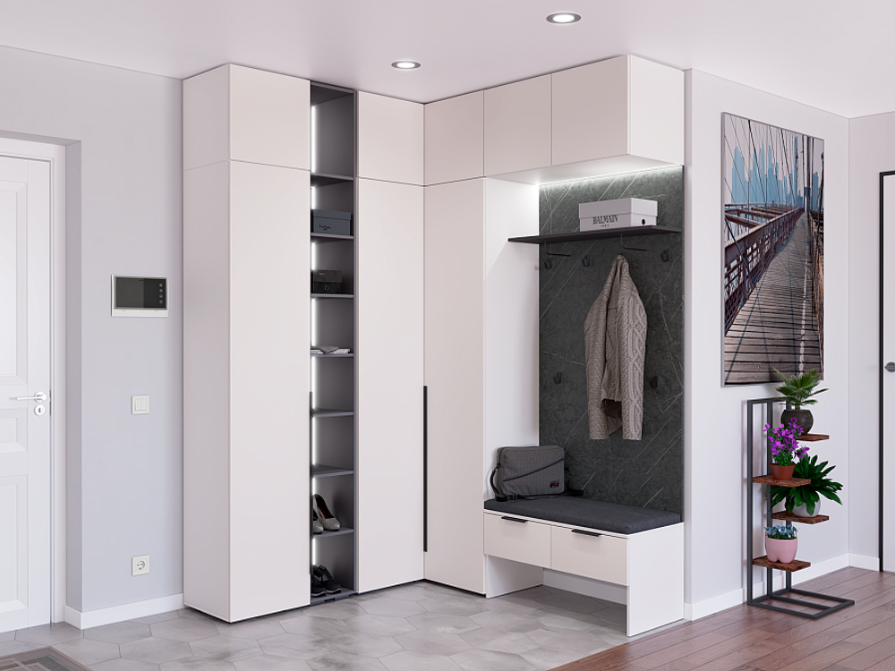 Римини Панель вешалки большой