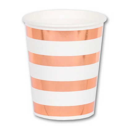 Стакан-фольг-розовое-золото-210мл-6шт