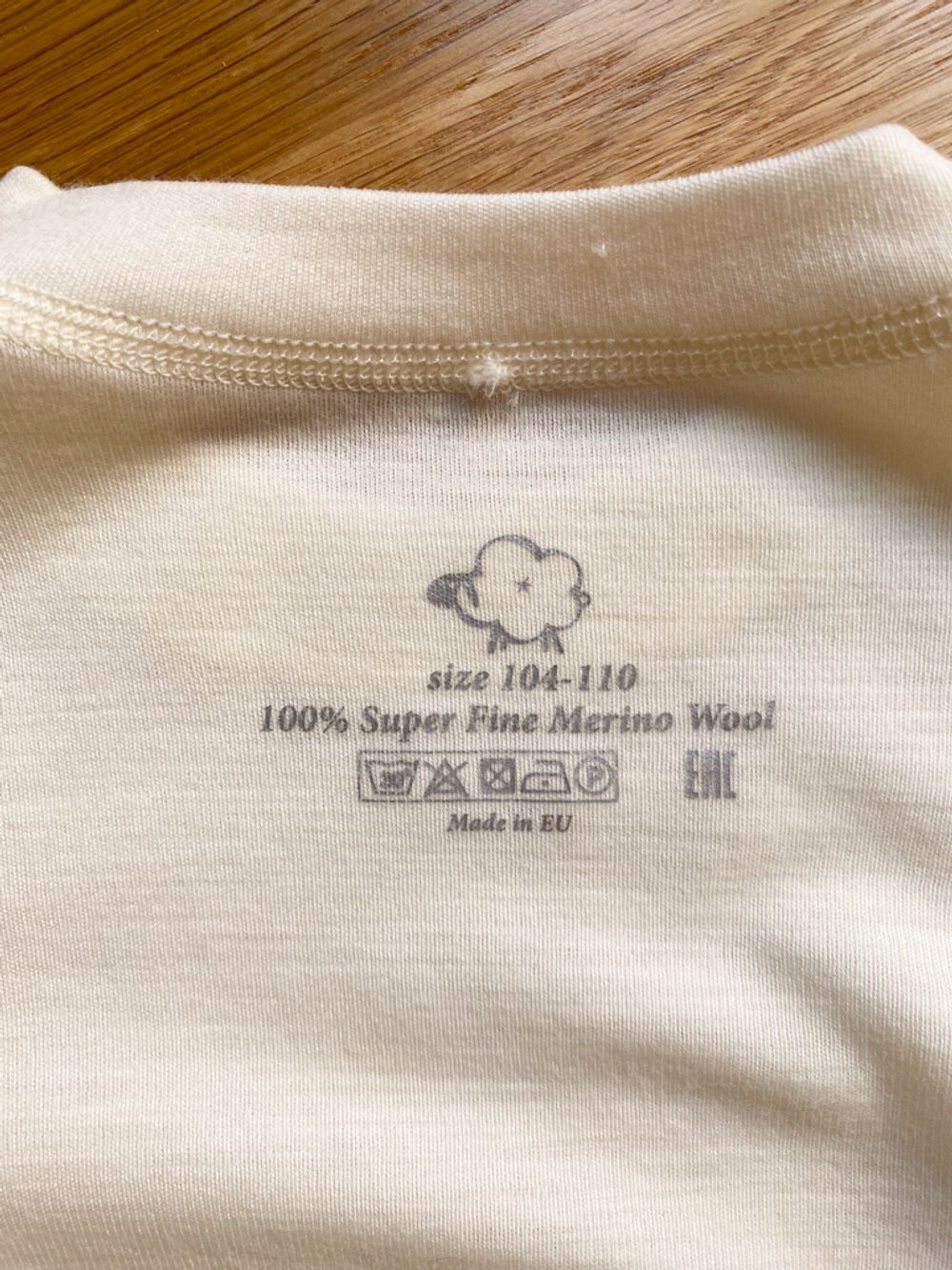 Новый шерстяной комплект термобелья Wool&Cotton, 110