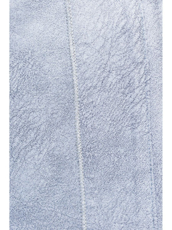 Шуба женская чебурашка тедди экомех, голубая, SilverFox