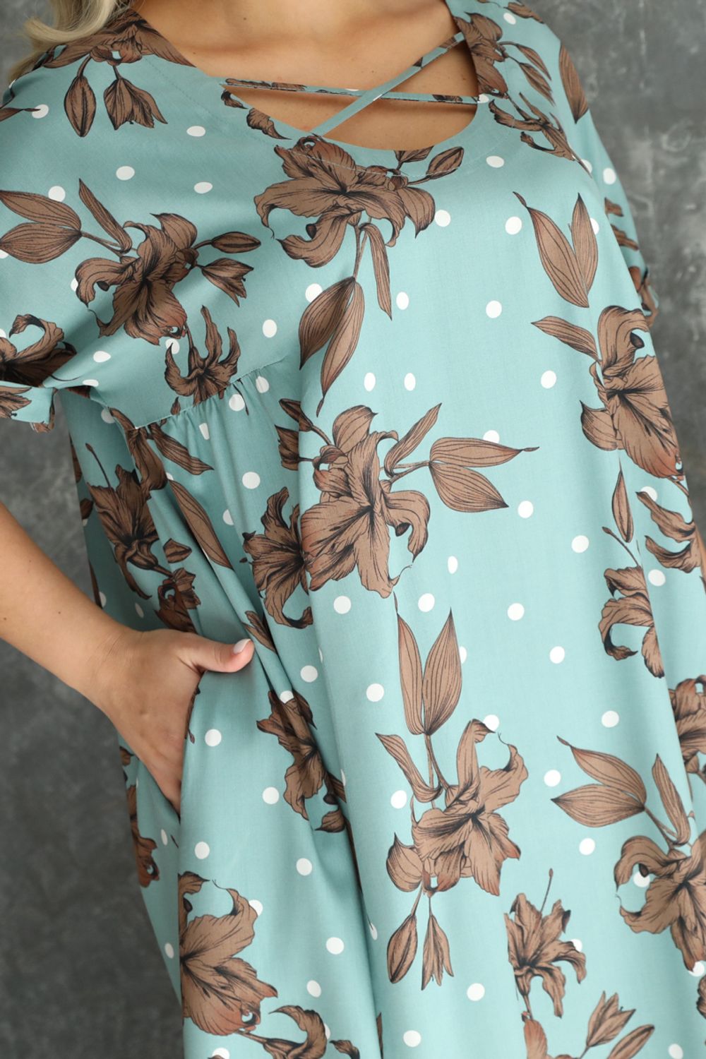 Платье П3-4766/7 Wisell (Акция)