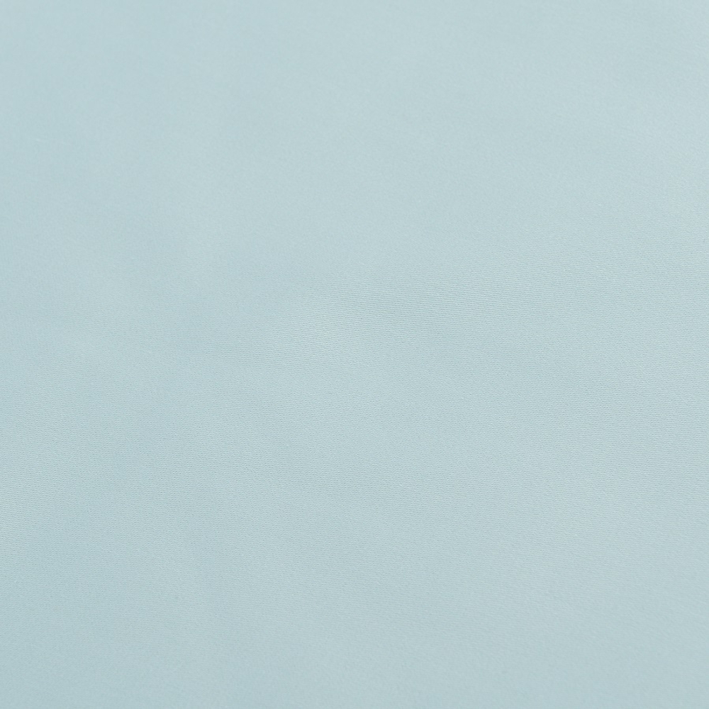 Простыня круглая на резинке из сатина голубого цвета из коллекции essential, 75х75х20 см