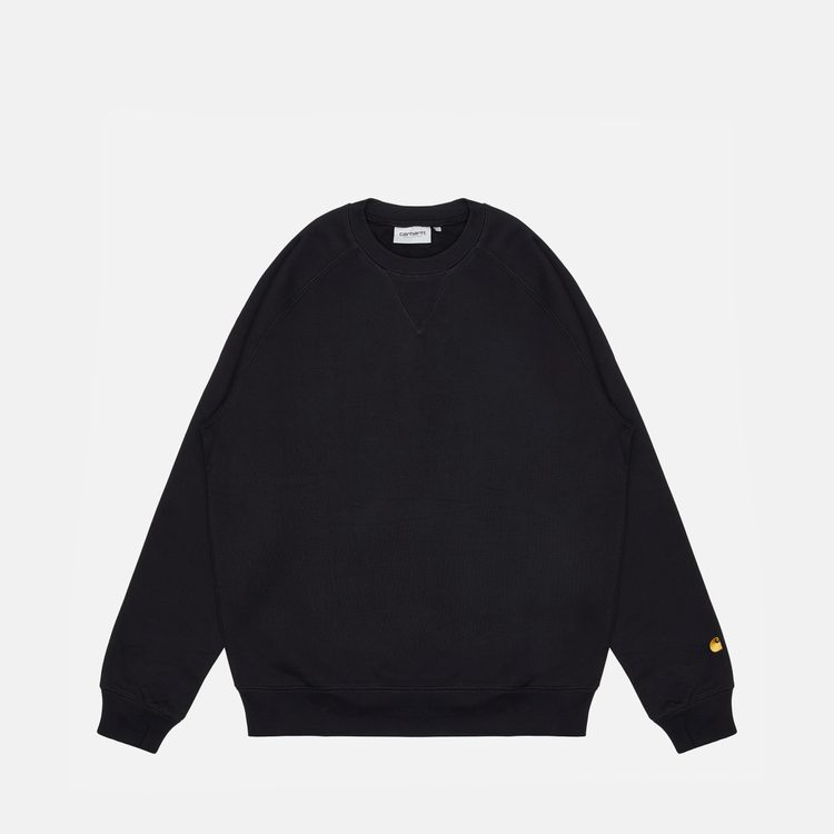 Толстовка мужская Carhartt WIP Chase Sweatshirt артикул:I033660_black - купить в магазине Дайс