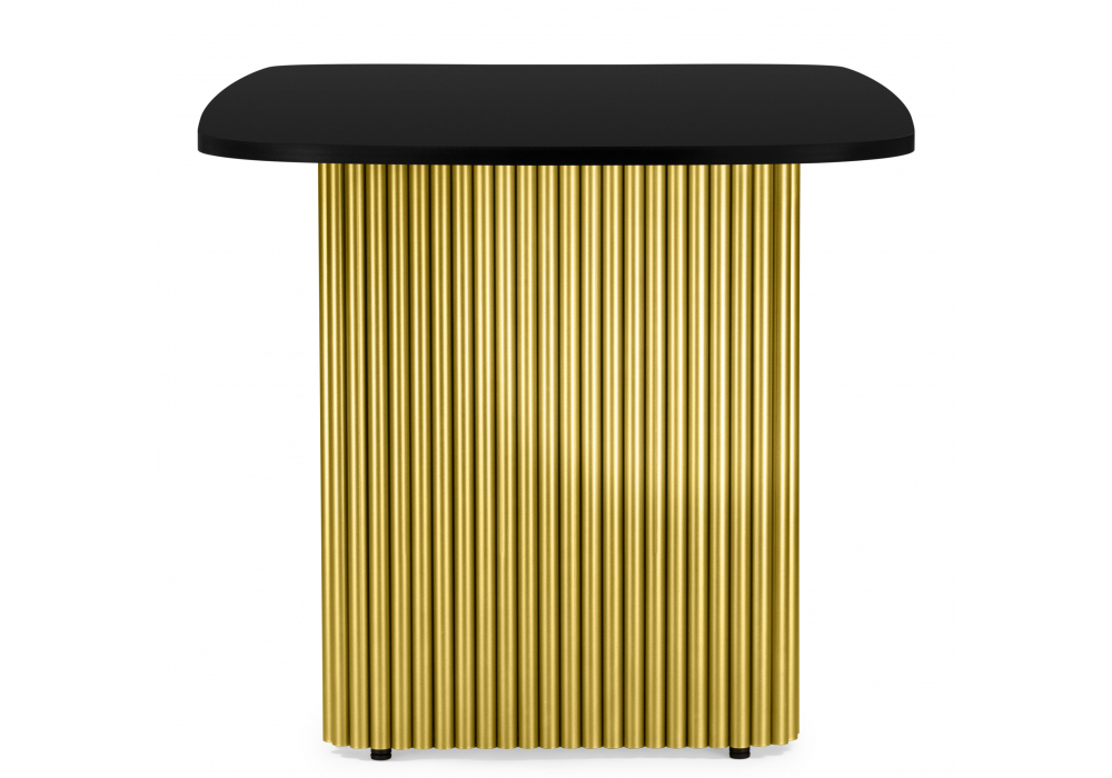 Стол деревянный Woodville Бавария B 200 х 90 черная пленка шагрень, золото