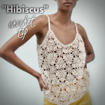 Видео мастер-класс по вязанию топа крючком "Гибискус"