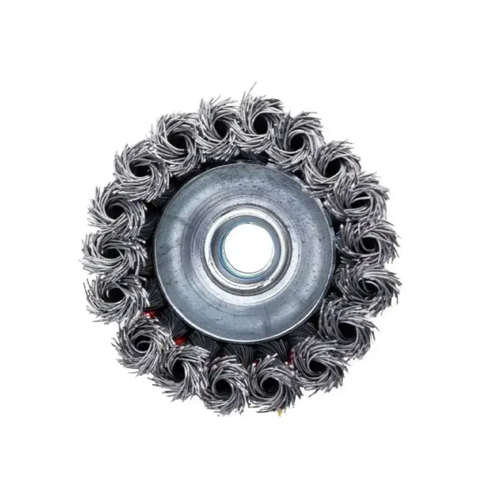 Щетки для УШМ (болгарки) 75мм, стальные, 4 шт