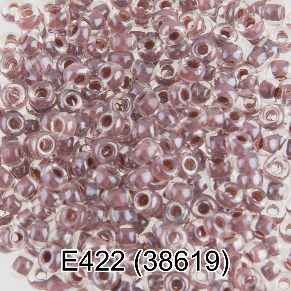 Бисер Чехия "GAMMA" круглый 5 10/0 2.3 мм E422 красно-коричневый ( 38619 )