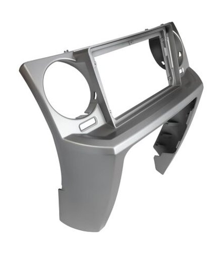 Комплект рамки с разъёмами 9"+can Land Rover Discovery 3 2005-2009 (закруглённые углы)серебр - Car-Smart 9603B