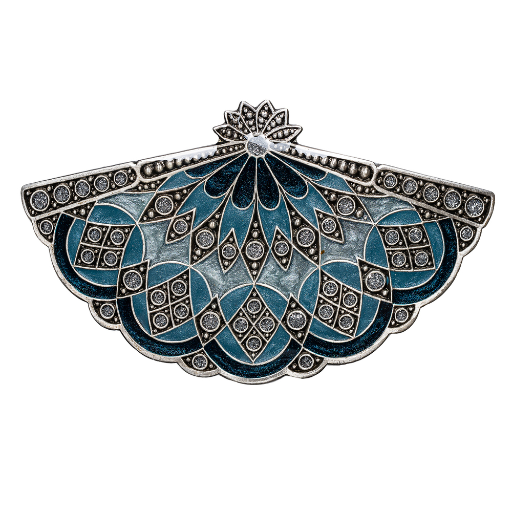 Заколка для волос Clara Bijoux Веер G44571 BL/S