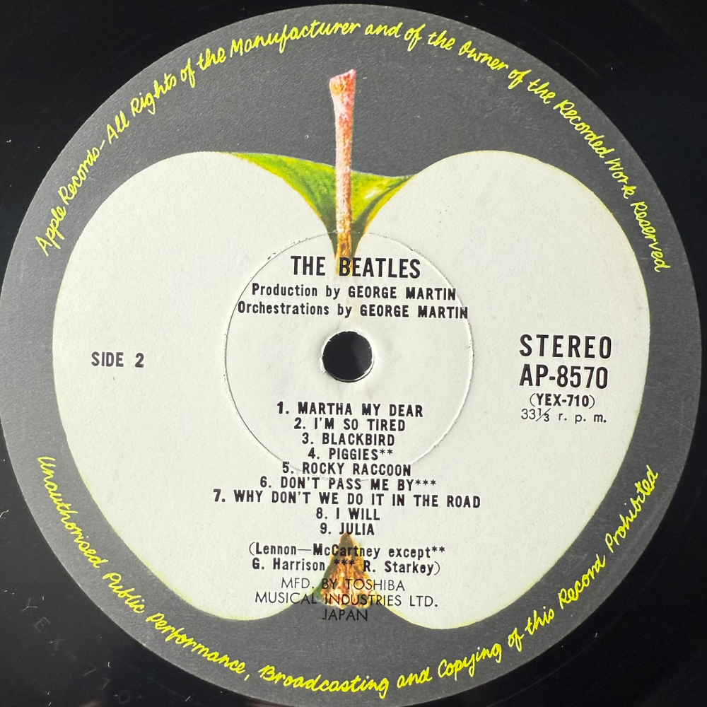 The Beatles – The Beatles 2LP (Япония 1972г.)