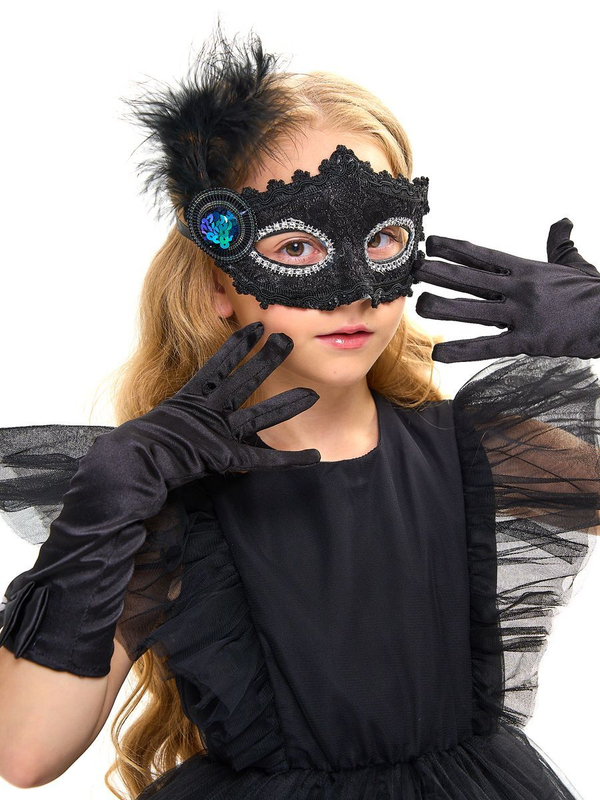 Аксессуары  с перчатками к платью Уэнсдэй  на Хэллоуин