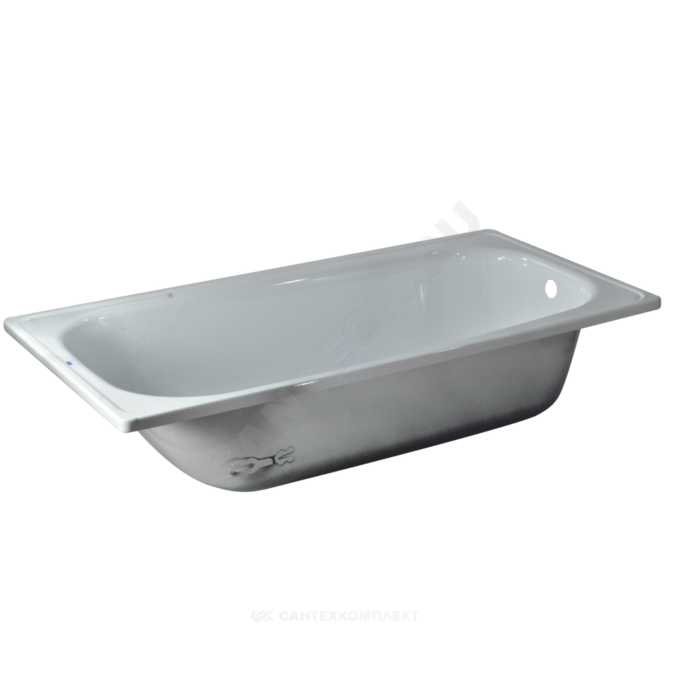 Ванна стальная Classic 150х75см в/к ножки White Wave (Караганда)