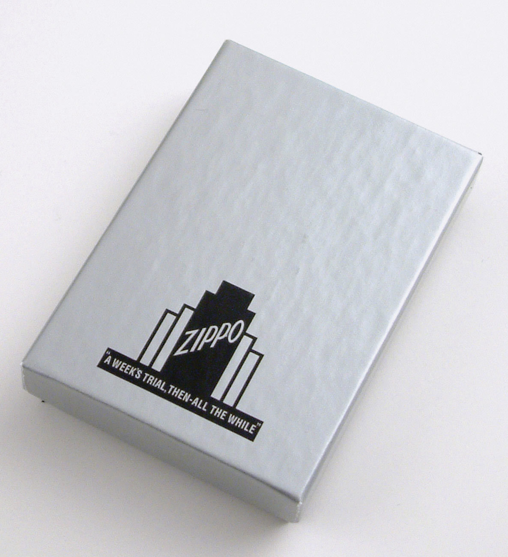 Зажигалка Zippo (1941Replica) с покрытием Black Ice, латунь/сталь, чёрная, глянцевая, 36x12