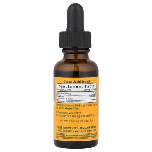 Herb Pharm, usnea, 30 мл (1 жидк. унция)
